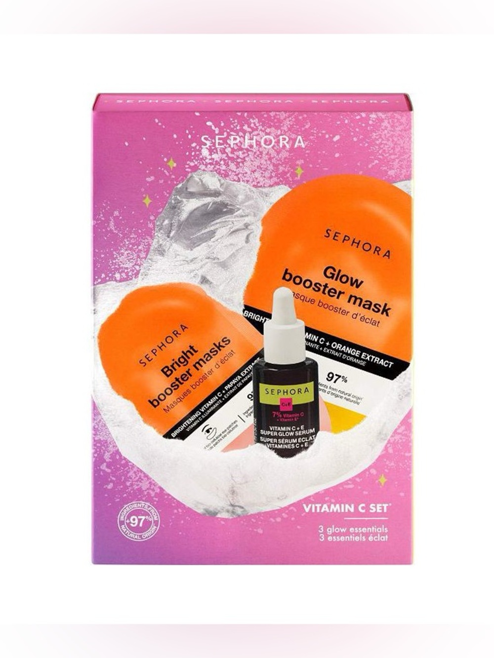 SEPHORA COLLECTION Vitamin C Trio Gift Set - (2 Mask + Serum)NIB - Picture 4 of 4